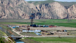 The East Olimtoi EOL09 oil refinery in Tajikistan, which operates on the first new oil discovery in the country since independence