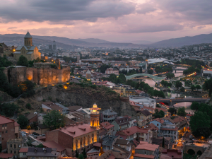 Tbilisi, the capital of Georgia. The country has continued to climb the rankings this year as a number of reforms and procedural improvements allowed it to reach number six